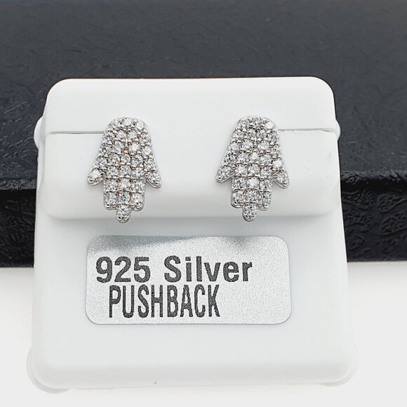 "925 sterling silver luxury CZ earrings for women/girls, Best for gift,RJUS2104 - Picture 5 of 9